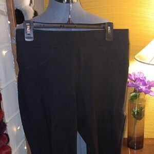 Investments Black High-Rise Ponte Leggings